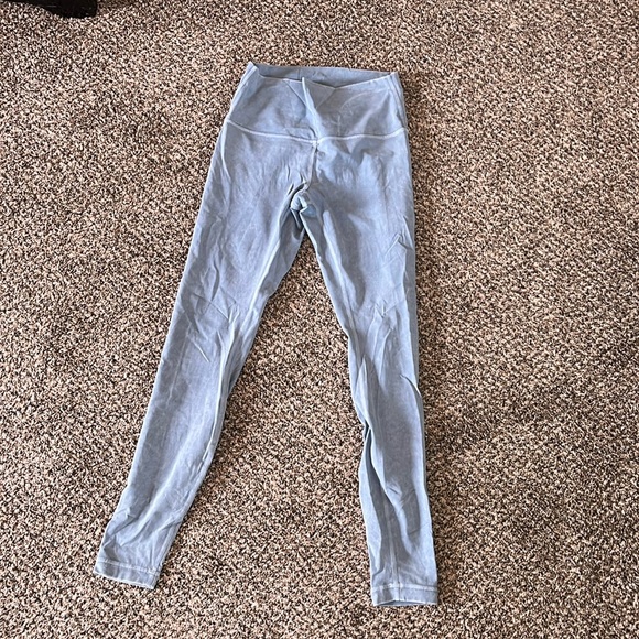 lululemon athletica Pants - Light blue washed Lululemon leggings